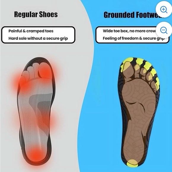 Grounded Footwear With Wide Toe Box Size 9/9.5 Brand New - Picture 9 of 13